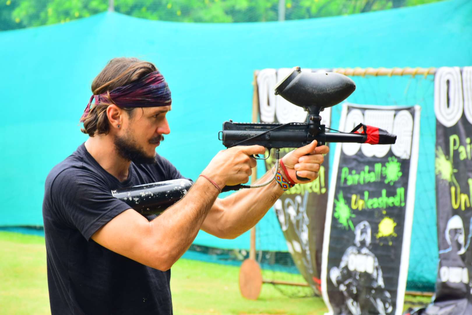 Laser Tag Arena with Players